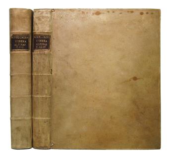 SCHEUCHZER, JOHANN JACOB. Ouresiphoites Helveticus. 4 vols. 1723. Lacks portrait of the author and one other plate.